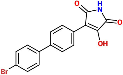 (image for) MC010456 4-(4'-Bromo-4-biphenylyl)-5-hydroxy-1H-pyrrole-2,3-dione